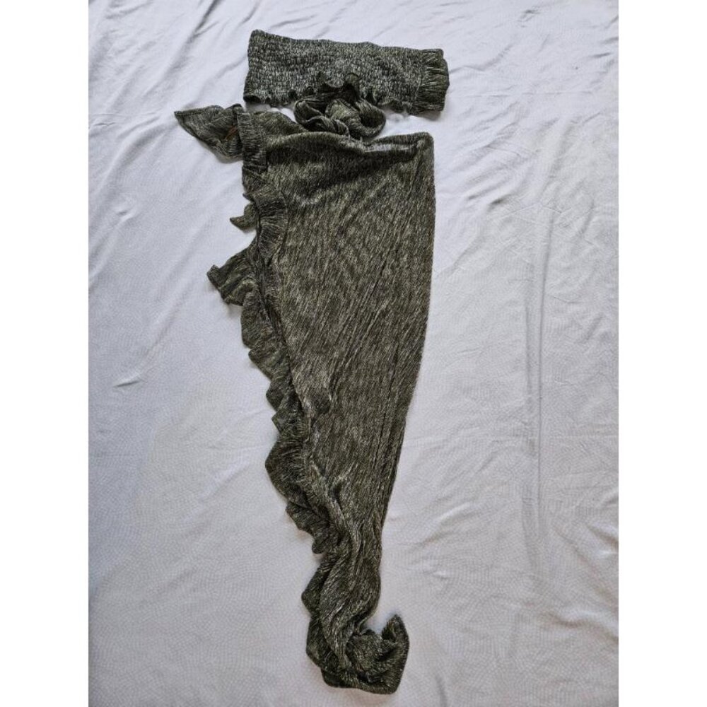 Top/Skirt, Ambi, S, Black/Gold See-through